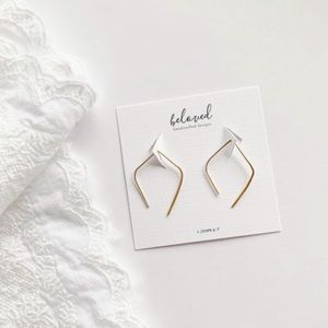 Minimalist Chic Earrings Handmade {Treasured}